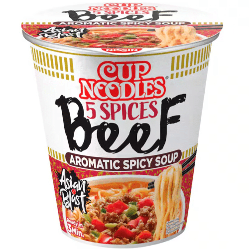Nissin Cup Noodles 5 Spices Beef 64 g