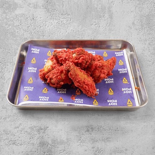 6 Hot wings