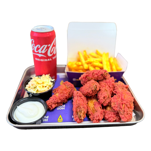 9 Hot Wings Menü 2