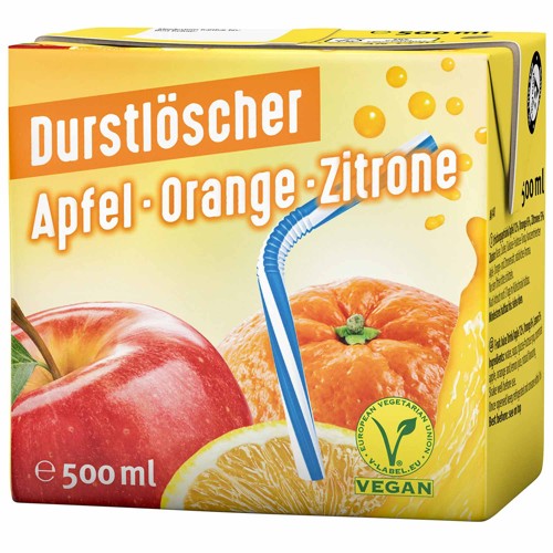 QuickVit Durstlöscher Apfel Orange Zitrone 0.5l