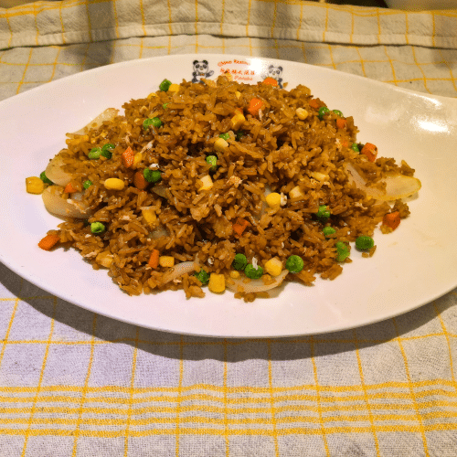 Gebratene Reis mit Gemüse (vegetarisch)
