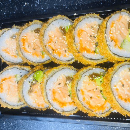 Gebackenes Sushi (10 Stück)