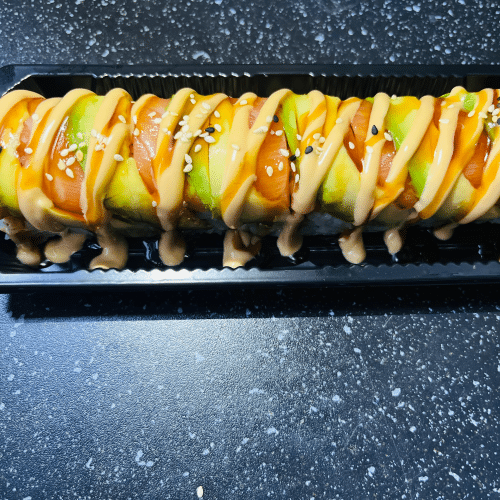 Sake Avocado Tataki Roll