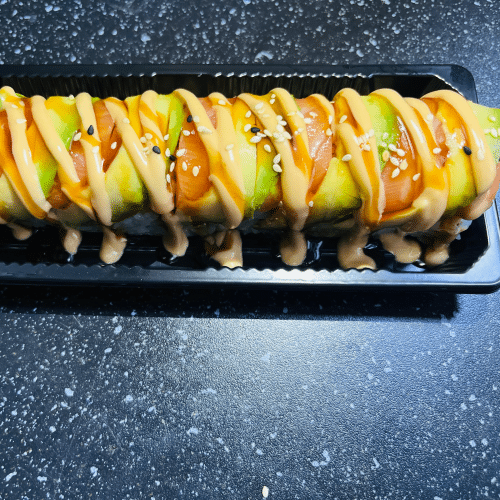 Sake Avocado Tataki Roll