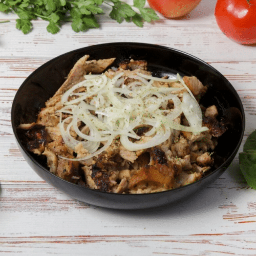 Gyros mit Zwiebeln