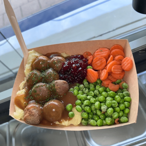 Menü - Bullar meets Peas!