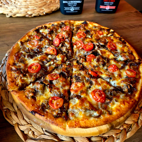Chicago Pizza Döner Kebab (100% Scheibenfleisch) - Chicago-Style