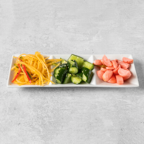 Dreierlei Salatplatte