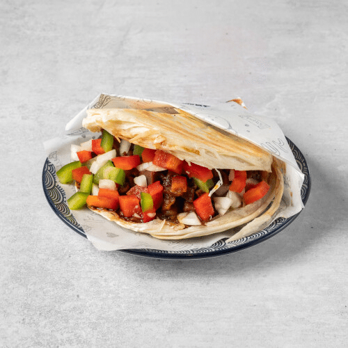 Chinesischer Burger mit Rindfleisch