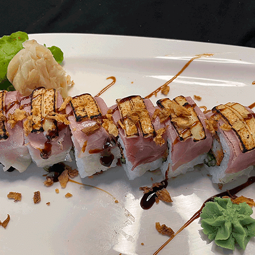 Maki Scampi Gurke Schinken