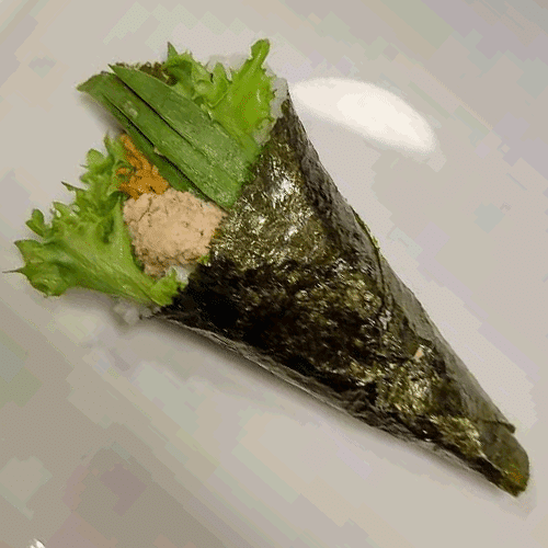Temaki Thunfisch, Salat, Avocado