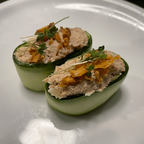 Nigiri Gurken Thunfisch Salat