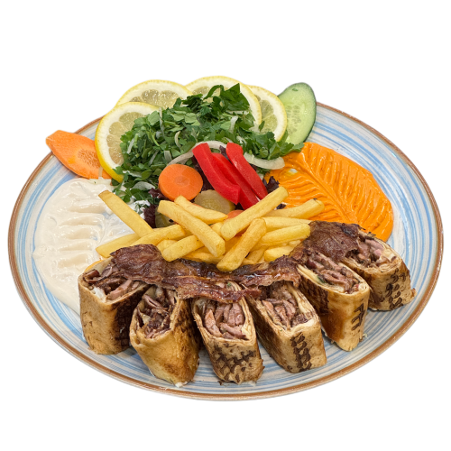 Arabischer Lamm Shawarma Teller