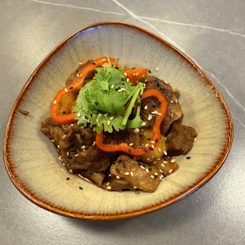Geschmortes Rindfleisch