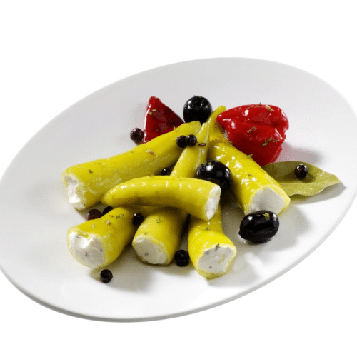 Peperoni Gefüllt mit Frischkäse