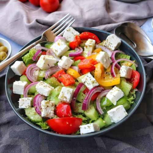 Weichkäse Salat