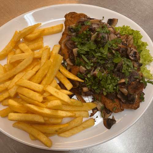 Champignonschnitzel