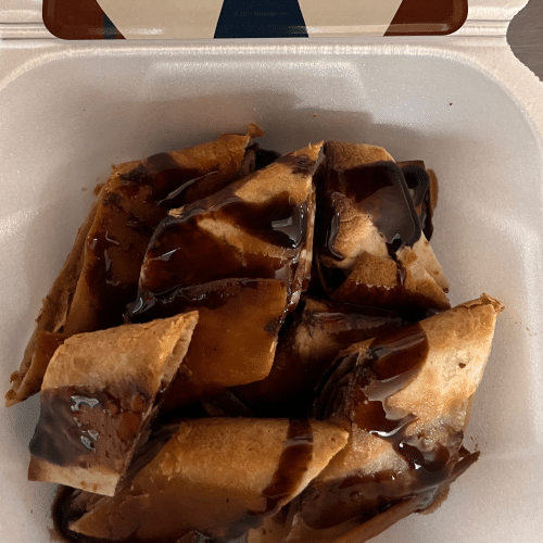 Ofenfrische Schokoröllchen