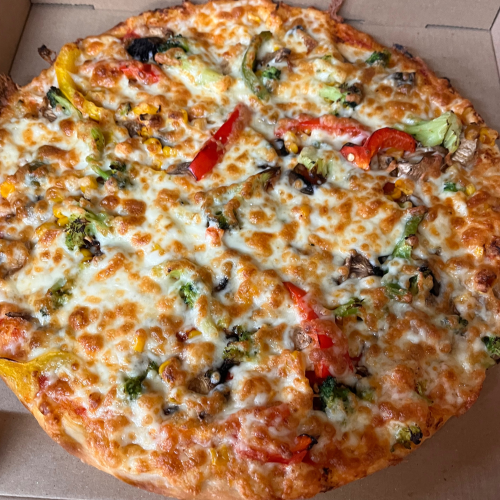 Pizza Sunshine Veggie (vegetarisch, scharf)