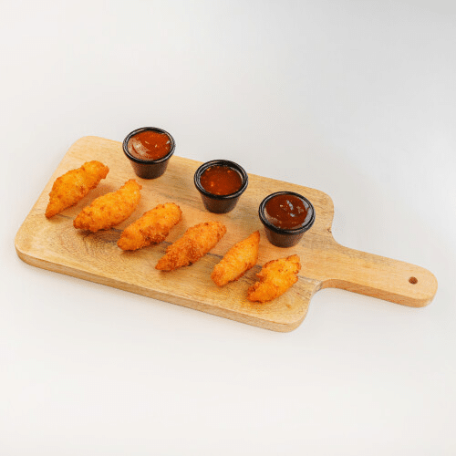 Crispy chicken strips (6 Stück)