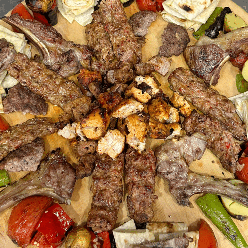 Gemischter Grillteller (für 2 Personen)