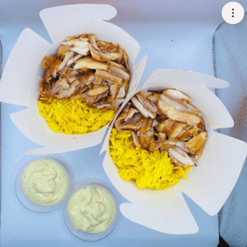 Dönerbox mit Reis, (2 Stück)