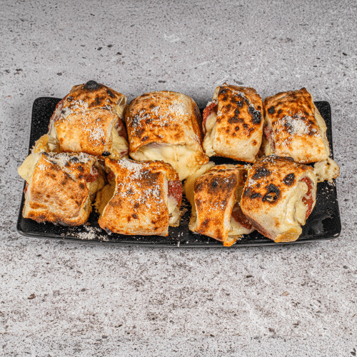 Pizzabrötchen mit Edamer und Schinken (8 Stück)