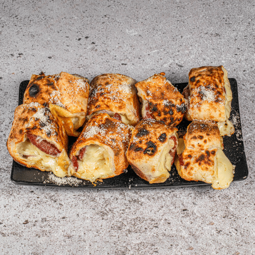 Pizzabrötchen mit Edamer und Sucuk (8 Stück)