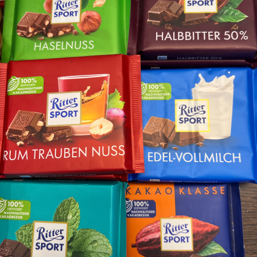 Rittersport Schokolade (Zufallsgeschmack)