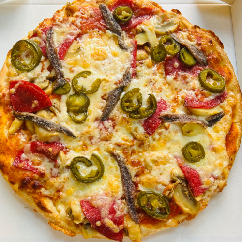Pizza Diavolo (scharf)