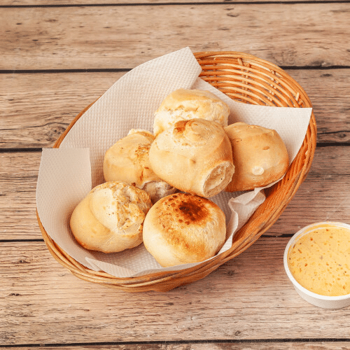 Pizzabrötchen mit Kräutercreme (6 Stück)