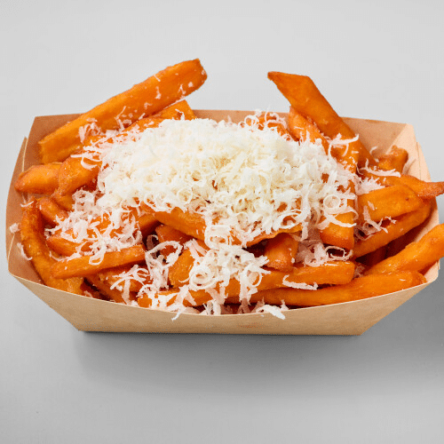 Parmesan Süßkartoffel Pommes