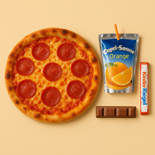 Kinder-Menü - Pizza