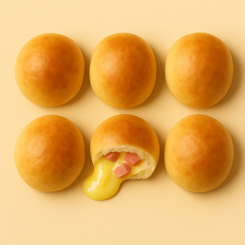Pizzabrötchen Gouda und Schinken (6 Stück)
