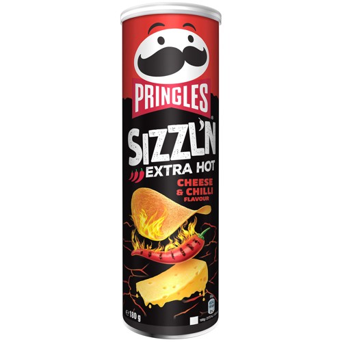 Pringles Sizzln extra hot Cheese&Chili 180g