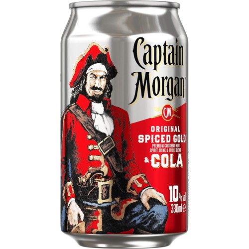 Captain Morgan Original Spiced Gold & Cola 0.33l (Einweg)