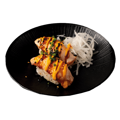 Aburi Salmon Nigiri (2 Stück)