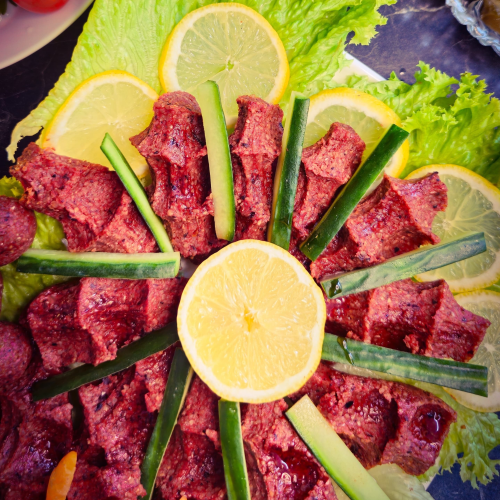 Vegan Çiğköfte Teller