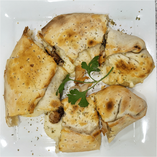 Brötchen gefüllt mit Sauce Hollandaise