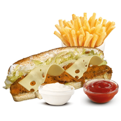 Cheese Heny Sandwich Menü