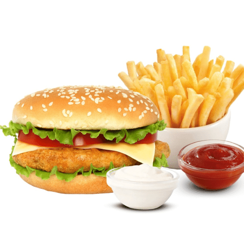 Chicken Cheese Burger Menü