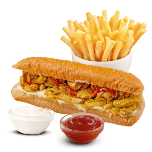 Fajita Sandwich Menü