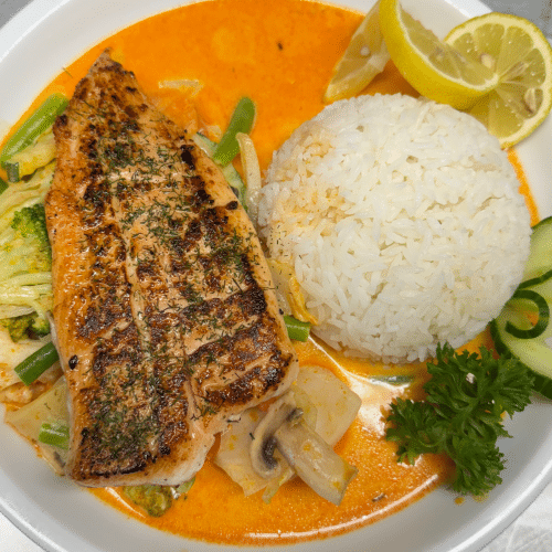 Fisch Lachs Filet - Curry (leicht scharf)