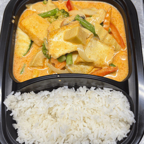 Gemüse Thai rot Curry