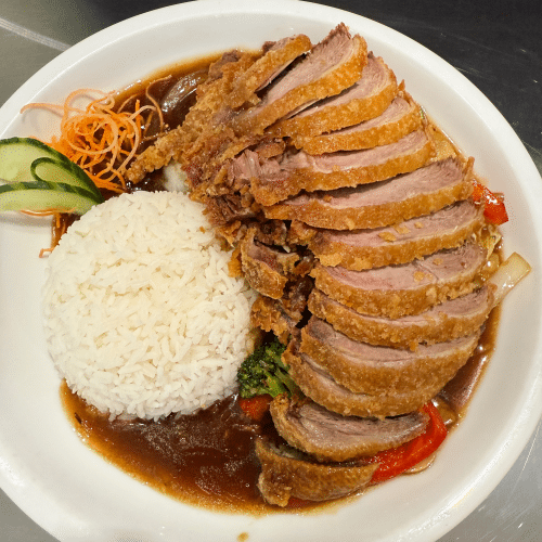 Knuskiprige Ente-Teriyaki