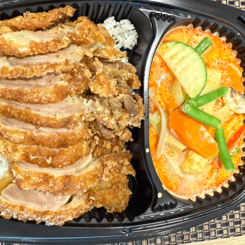 Knusprige Ente Thai rot Curry (leicht scharf)