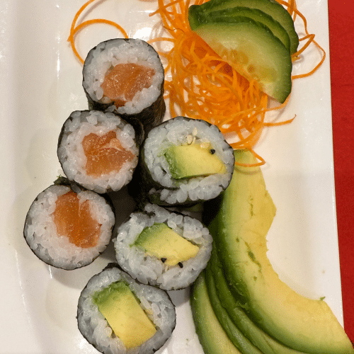 Maki - Lachs-Avocado (6 Stück)