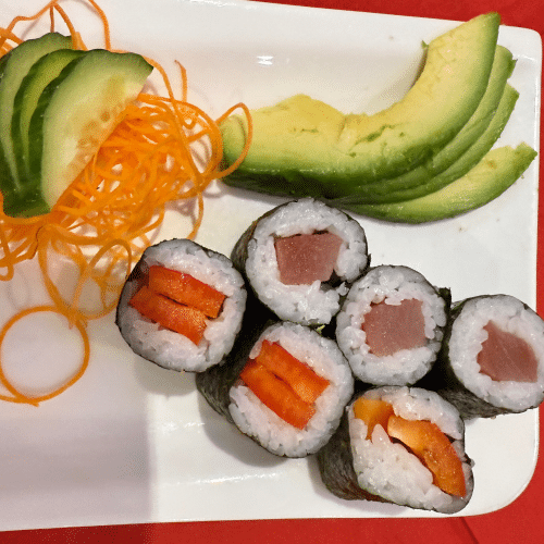 Maki - Thunfisch-Paprika (6 Stück)