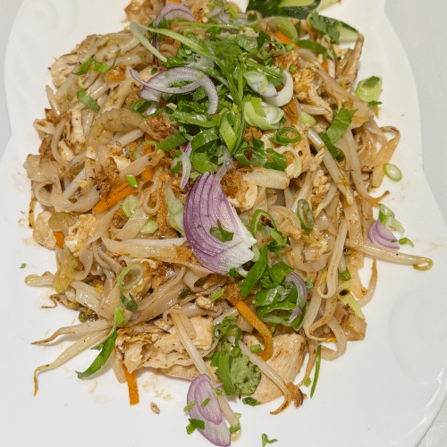 Pho Xao Pfanne - Saftiges Hühnerfleisch