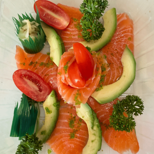 Sashimi - Lachs (7 Stück)
